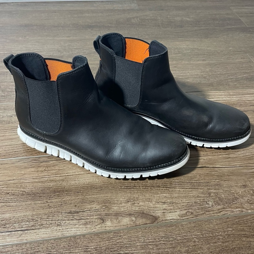 Cole Haan ZEROGRAND Black Chelsea Boots Mens Size 11M - NWD